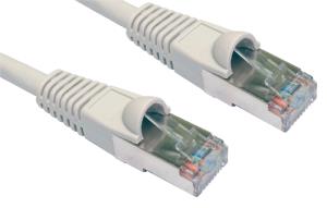 1m Shielded Cat5e Patch Grey thumbnail