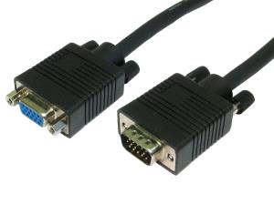 15m SVGA Extension Cable Black thumbnail