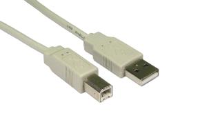CDL-103BG CABLES DIRECT 3M USB 2.0 A M B M BEIGE CABLE