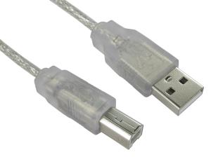 5MTR USB 2.0 A-B Clear thumbnail
