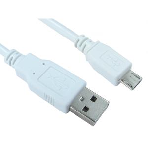 1m USB2.0 A - MICRO B White thumbnail