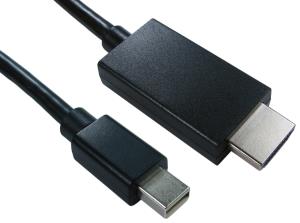 2M MINI DIS PORT (M) - HDMI (M) BLK thumbnail