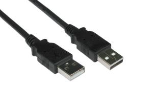 2MTR USB 2.0 A M - A M BLACK thumbnail