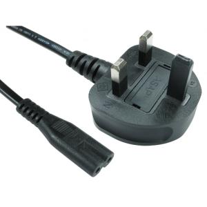 2m UK Plug to C7 Mains Lead thumbnail
