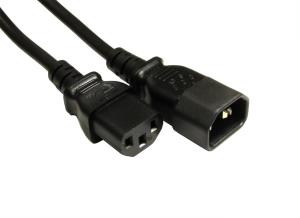 3m C14 to C13  Extension Black thumbnail