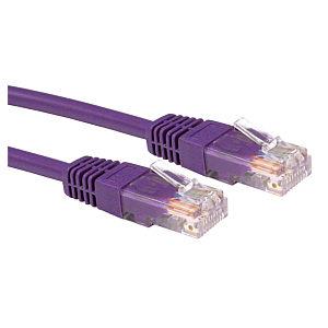 1.5m Cat5e Cbl - Violet 26AWG thumbnail