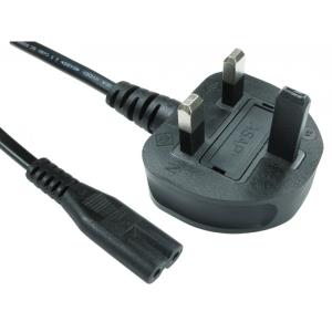 2m UK Plug to C7 Mains Lead B thumbnail