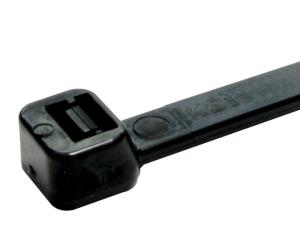 200mm x 4.8mm Black Tie-100PK thumbnail