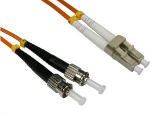 FB2M-LCST-100D CABLES DIRECT CDL 10m OM2 Fibre  Cable LC - ST