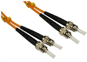 1m OM2 Fibre Cable ST - ST thumbnail