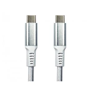1m White USB Type C M- M Braid thumbnail