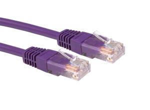 URT-605V CABLES DIRECT CDL 5m Cat5e Cbl - Violet 26AWG