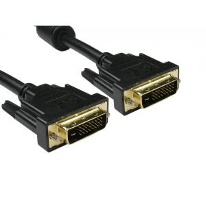 2MTR BLACK DVI-D DUAL LINK M-M GOLD thumbnail