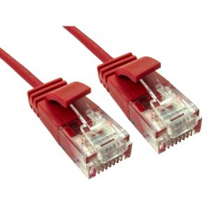 1m Slim Gigabit Patch Red thumbnail