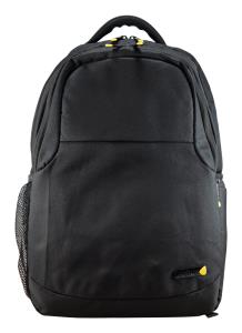 TAECB001 TECH AIR A Techair product - Eco 15.6 Backpack Black. Manufactured using recycled PET (RPET); at source 22 x 250ml or 13 x 350ml recycled plastic bottles are recycled into each case.