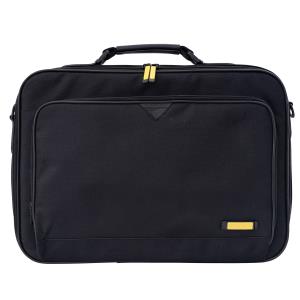 TANZ0142 TECH AIR 14-15.6 Black Laptop Case; includes foam protection and removable / adjustable shoulder strap. Adaptable branding is available on this sku. .