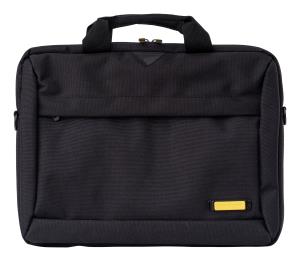 14.1 Shoulder Bag Laptop Case Black; includes closed cell foam protection and removable / adjustable shoulder strap. Adaptable branding is available on this sku. . thumbnail