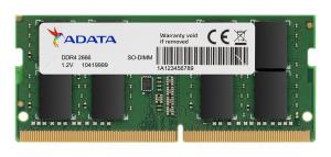 AD4S26664G19-SGN A-DATA TECHNOLOGY Premier 4GB, DDR4, 2666MHz (PC4-21300), CL19, SODIMM Memory, 512x16