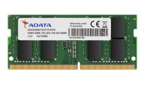 AD4S26668G19-SGN A-DATA TECHNOLOGY Premier AD4S26668G19-SGN 8GB SODIMM System Memory DDR4, 2666MHz, 1 x 8GB
