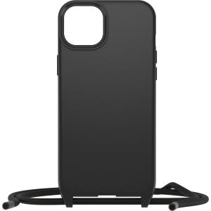 77-93575 OTTERBOX iPhone 15 Pro Case with Strap React Series Necklace MagSafe - Black
