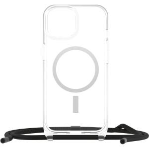 77-93592 OTTERBOX iPhone 15 Case with Strap React Series Necklace MagSafe - Clear 