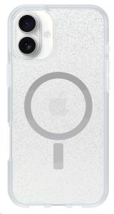 React Series - Back cover for mobile phone - MagSafe compatibility - stardust (clear glitter) - for Apple iPhone 16 Plus thumbnail