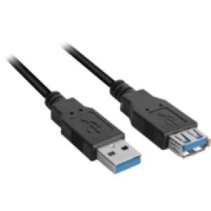 EU Product - Kabel USB 3.0 Verl�ngerung  2,0m           schwarz thumbnail