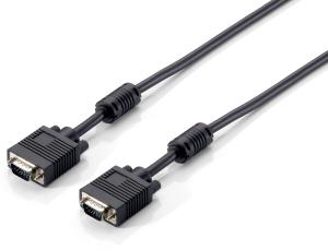 118811 EQUIP 118811 HDB15 3+7 Cable; 30AWG; OD: 6mm; 3m; with ferrite beads.