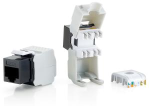 EU Product - Keystone Jack ungeschirmt Cat6  LSA Prem. wzf.8Stk  sw Polybeutel thumbnail