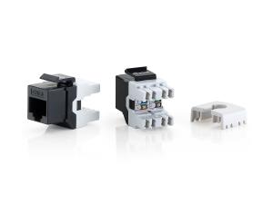 EU Product - Keystone Jack ungeschirmt Cat6  LSA           8Stk  sw thumbnail
