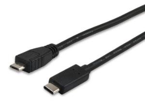 EU Product - Kabel USB-C2.0->Micro-B           St/St  1.00m schwarz Polybeutel thumbnail