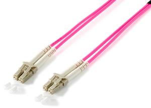 EU Product - Patchkabel LC->LC  5.00m Multimode  Duplex OM4 violett Polybeutel thumbnail