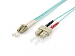 EU Product - Patchkabel LC->SC 20.00m Multimode  Duplex OM3  t�rkis Polybeutel thumbnail
