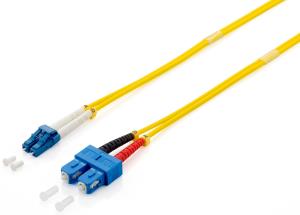 EU Product - Patchkabel LC->SC  2.00m Singlemode Duplex OS2    gelb Polybeutel thumbnail