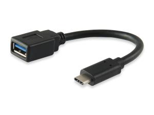 EU Product - Adapter USB-C->USB-A3.0 OTG Adapt.St/Bu  0.15m schwarz thumbnail