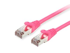 EU Product - Patchkabel Cat6       S/FTP 2xRJ45 10.00m    pink LSZH Polybeutel thumbnail