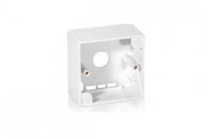 EU Product - Aufputz-Halterung f�r Frontplatten         RAL 9010 ws Polybeutel thumbnail