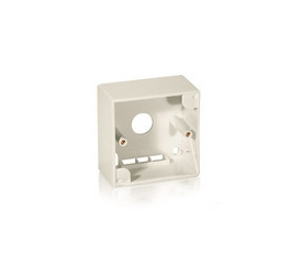 EU Product - Aufputz-Halterung f�r Frontplatten         RAL 1013 ws Polybeutel thumbnail