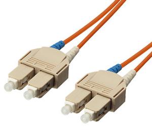 EU Product - Patchkabel SC->SC  5.00m Multimode  Duplex OM1  orange Polybeutel thumbnail