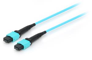 EU Product - Patchkabel MTP->MTP 15.00m Multimode       OM4  t�rkis Polybeutel thumbnail