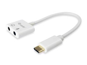 133460 EQUIP Adapter USB-C -> Audio    2x3-Pin 3.5mm St/Bu 0.15m ws