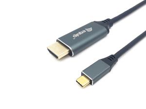 133417 EQUIP Adapter USB-C -> HDMI                  4K60Hz 3.00m sw