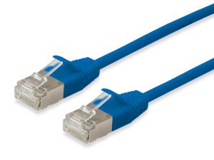 EU Product - Patchkabel Cat6A SlimFlex F/FTP 2.00m blau LSZH 2xRJ45 Polybeutel thumbnail