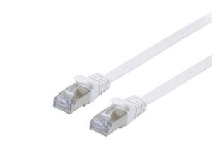 EU Product - Patchkabel Cat6A Flat U/FTP 2xRJ45  1.00m    wei� LSZH Polybeutel thumbnail