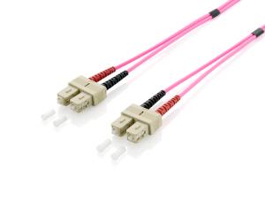 EU Product - Patchkabel SC->SC 15.00m Multimode  Duplex OM4 violett Polybeutel thumbnail