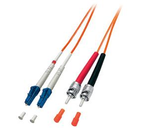 EU Product - Patchkabel LC->ST 10.00m Multimode  Duplex OM2  orange Polybeutel thumbnail