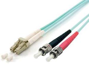 EU Product - Patchkabel LC->ST  1.00m Multimode  Duplex OM3  t�rkis Polybeutel thumbnail