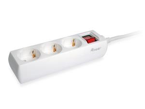 EU Product - Steckdosenleiste 3xSchuko+Switch->St.90�CL ws.    Pla. thumbnail