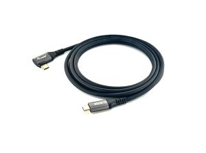 EU Product - Kabel USB-C2.0->C 90�      PD100W St/St  3.00m schwarz thumbnail