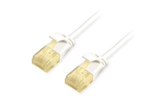 EU Product - Patchkabel Cat6A SlimFlex U/UTP 0.25m wei� LSZH 2xRJ45 Polybeutel thumbnail